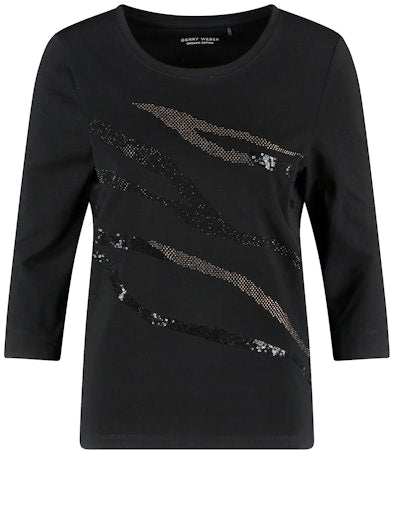 T-shirts lange mouw zwart GERRY WEBER