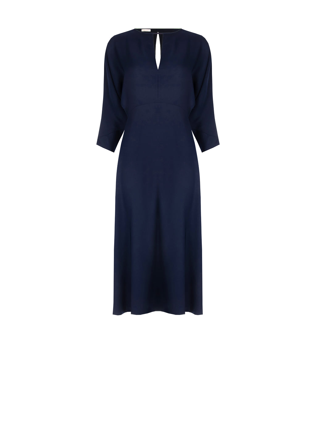 Jurken lange mouw navy Rinascimento