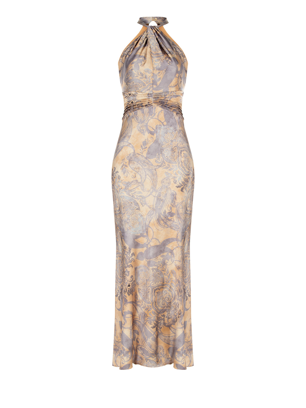 Jurken zonder mouw beige Rinascimento