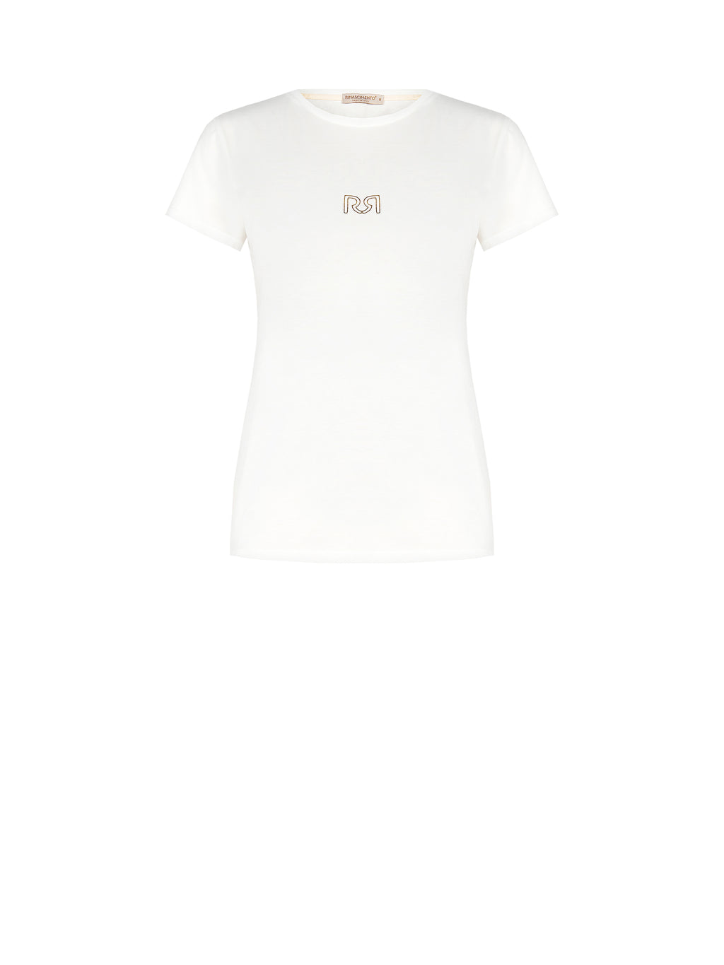 T-shirts korte mouw wit Rinascimento