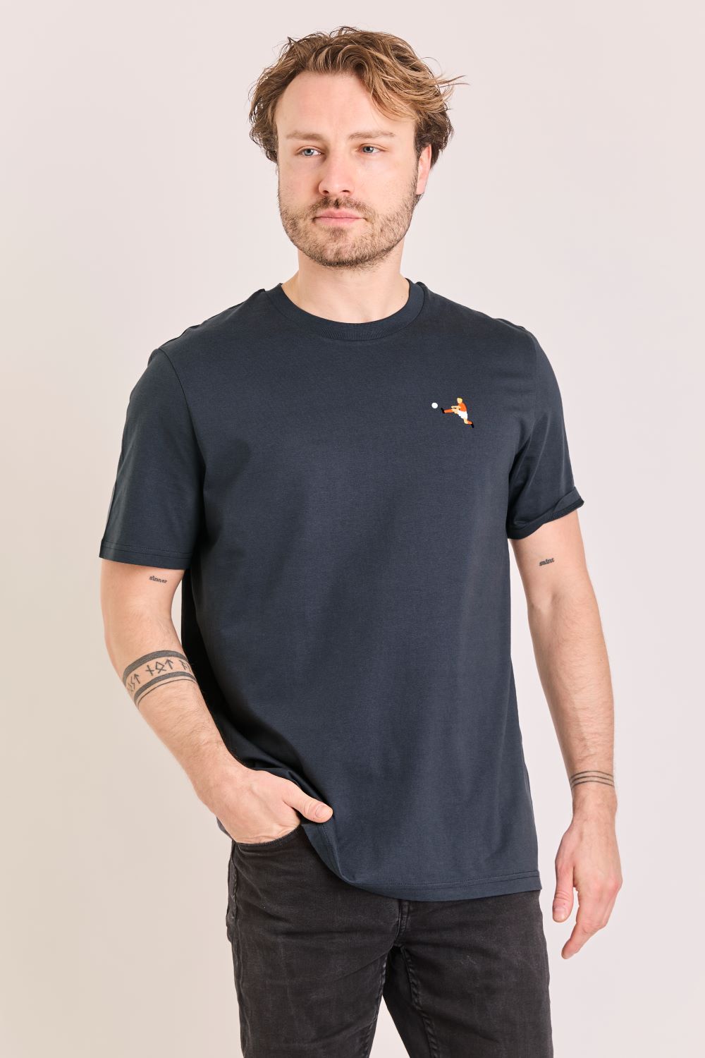 T-shirts korte mouw grijs STRØM