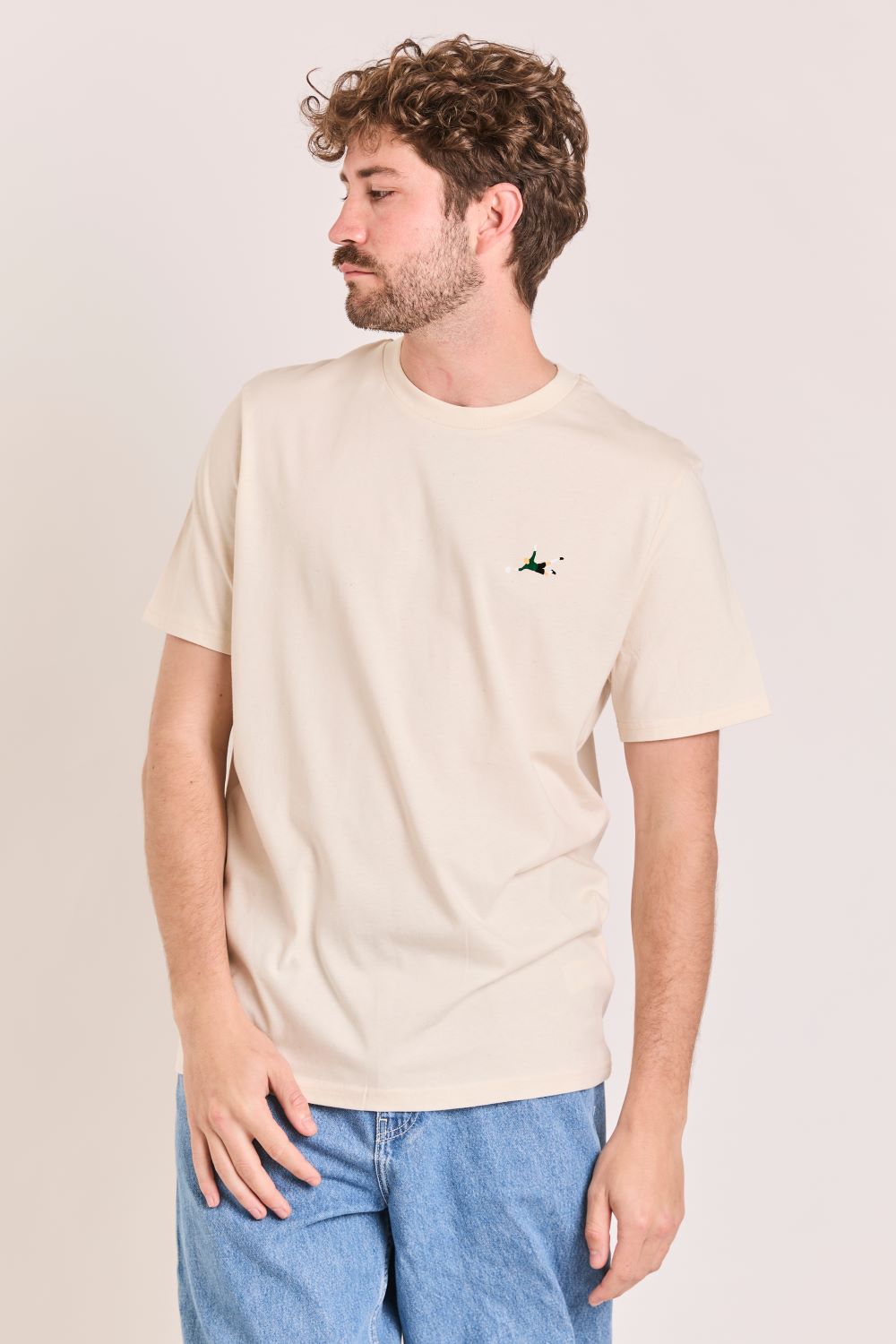 T-shirts korte mouw beige STRØM