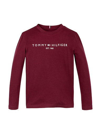 T-shirts lange mouw rood Tommy Hilfiger