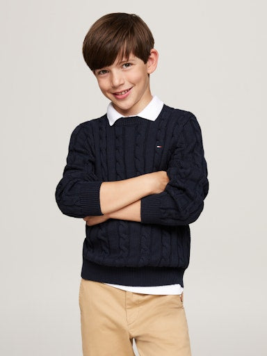 Pulls navy Tommy Hilfiger