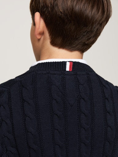 Pulls navy Tommy Hilfiger