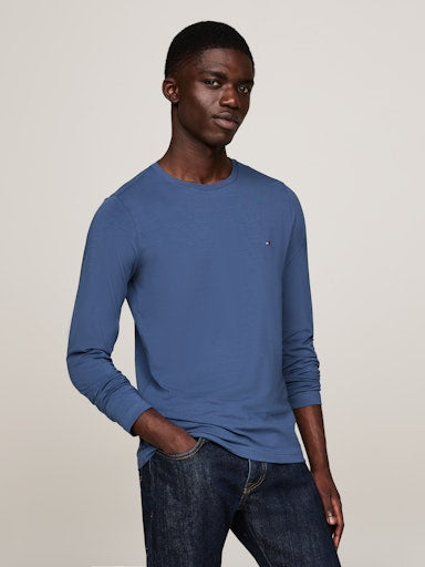T-shirts lange mouw blauw Tommy Hilfiger