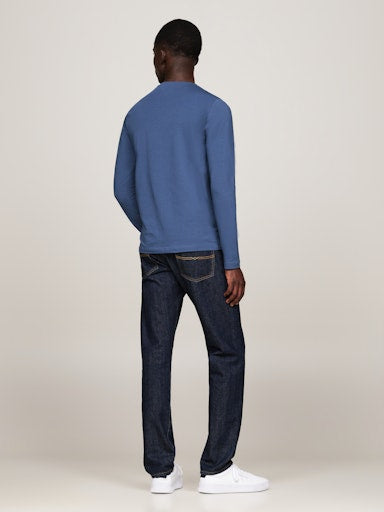 T-shirts lange mouw blauw Tommy Hilfiger
