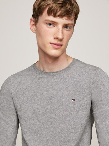 T-shirts lange mouw grijs Tommy Hilfiger