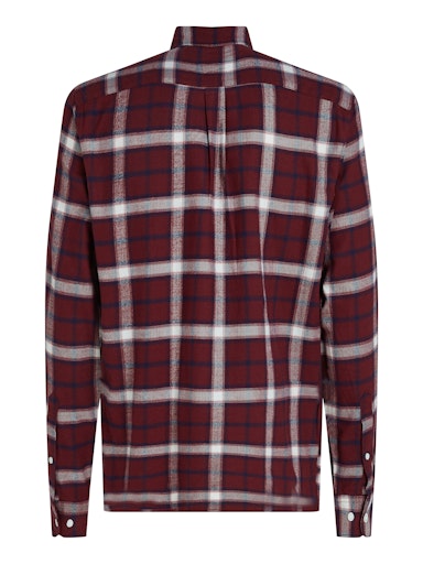Hemden lange mouw rood Tommy Hilfiger