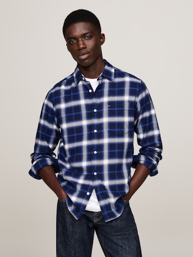 Hemden lange mouw multicolor Tommy Hilfiger