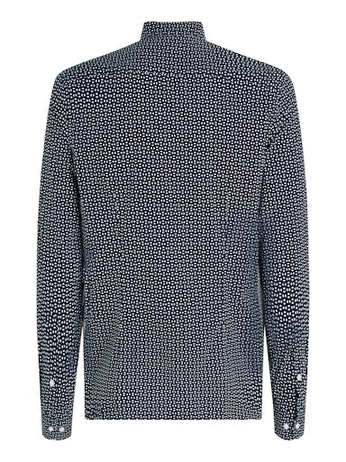 Hemden lange mouw blauw Tommy Hilfiger
