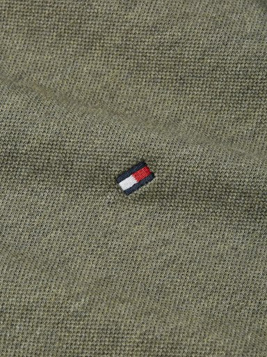 Polo's lange mouw groen Tommy Hilfiger