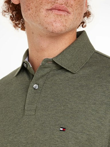 Polo's lange mouw groen Tommy Hilfiger