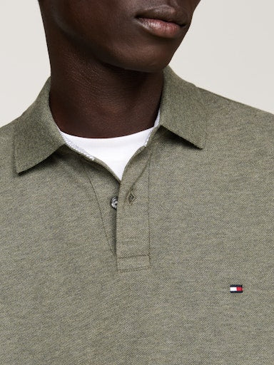 Polo's lange mouw groen Tommy Hilfiger