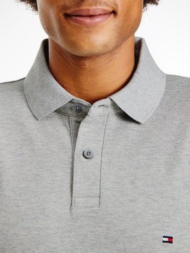 Polo's lange mouw grijs Tommy Hilfiger