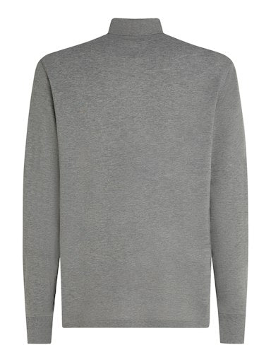 Polo's lange mouw grijs Tommy Hilfiger
