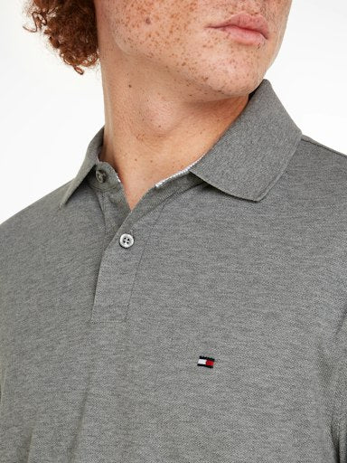 Polo's lange mouw grijs Tommy Hilfiger