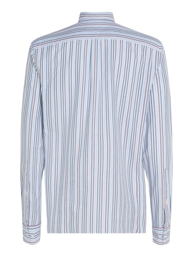 Hemden lange mouw blauw Tommy Hilfiger