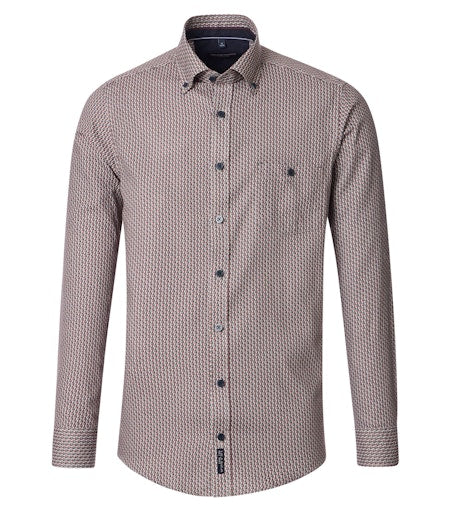 Hemden lange mouw grijs Casa Moda