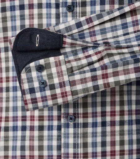 Hemden lange mouw blauw Casa Moda