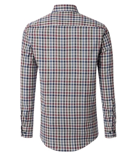 Hemden lange mouw blauw Casa Moda