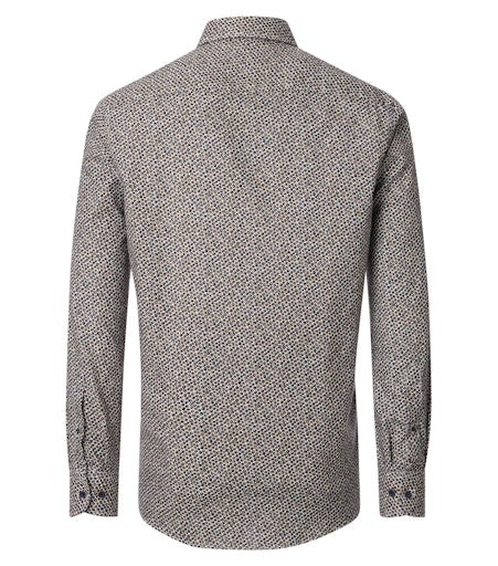 Hemden lange mouw bruin Casa Moda