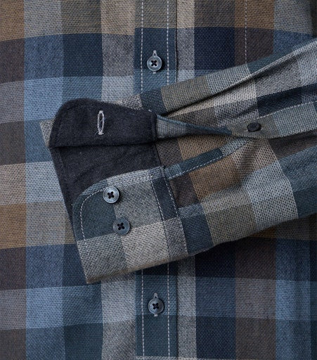 Hemden lange mouw blauw Casa Moda