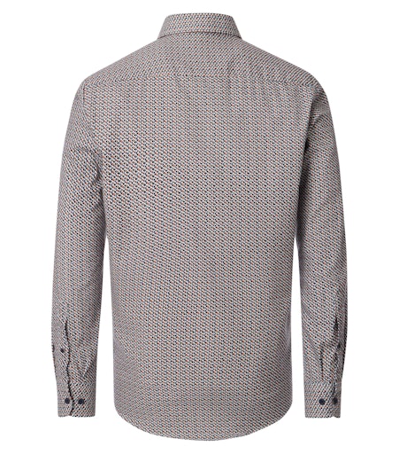 Hemden lange mouw oranje Casa Moda