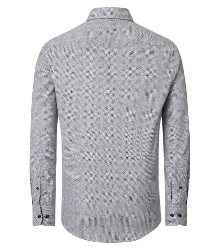 Hemden lange mouw blauw Casa Moda