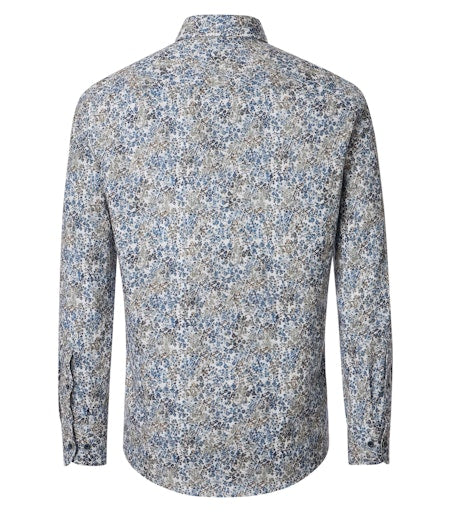 Hemden lange mouw blauw Casa Moda