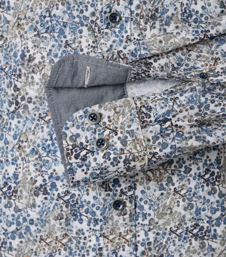 Hemden lange mouw blauw Casa Moda