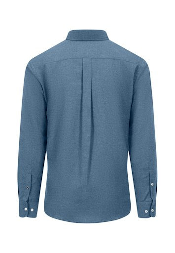Hemden lange mouw blauw Fynch-Hatton
