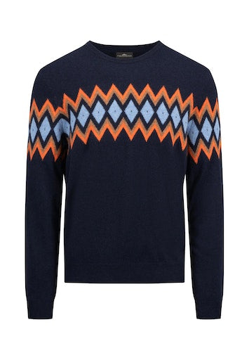 Pulls blauw Fynch-Hatton