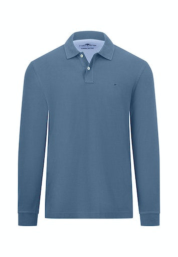 Polo's lange mouw blauw Fynch-Hatton