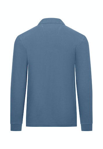 Polo's lange mouw blauw Fynch-Hatton