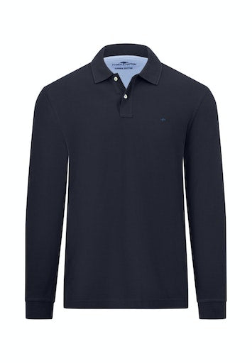Polo's lange mouw blauw Fynch-Hatton