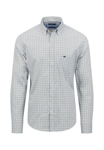 Hemden lange mouw groen Fynch-Hatton