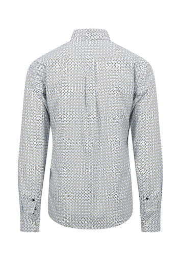 Hemden lange mouw groen Fynch-Hatton