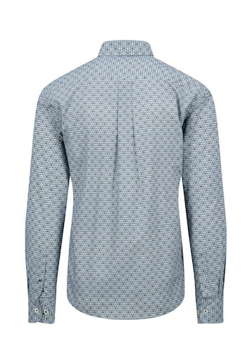 Hemden lange mouw blauw Fynch-Hatton
