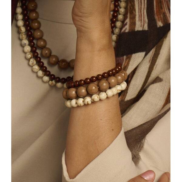 Juwelen beige Les Cordes