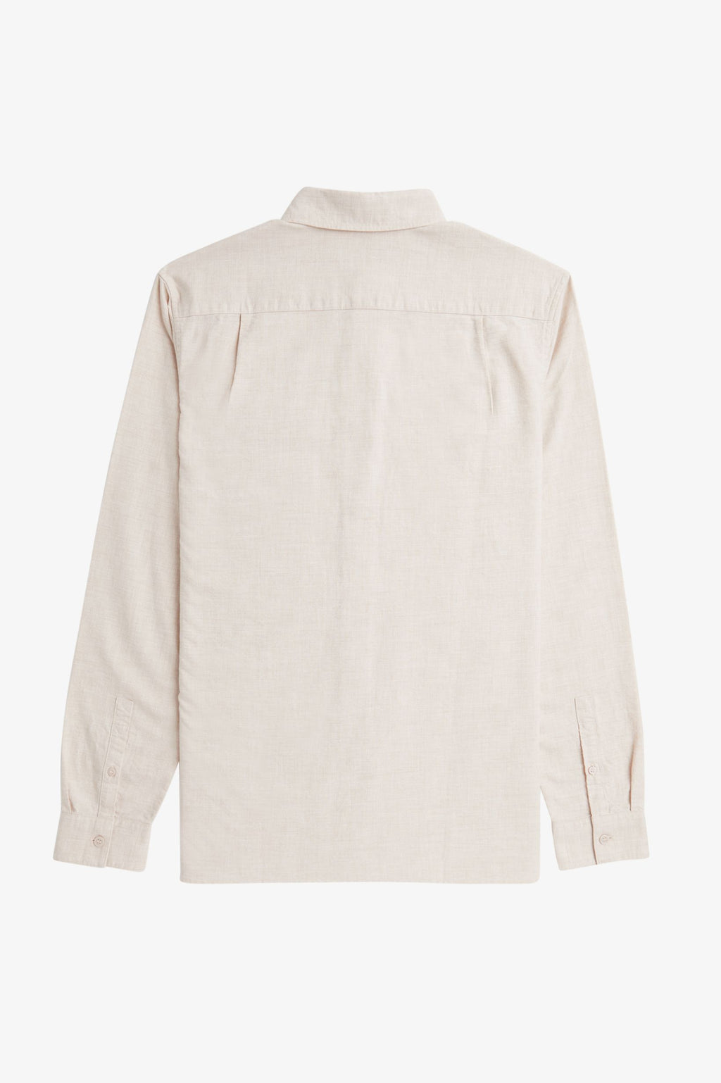 Hemden lange mouw beige Fred Perry