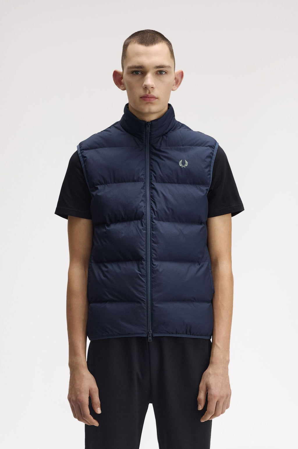 Bodywarmers blauw Fred Perry