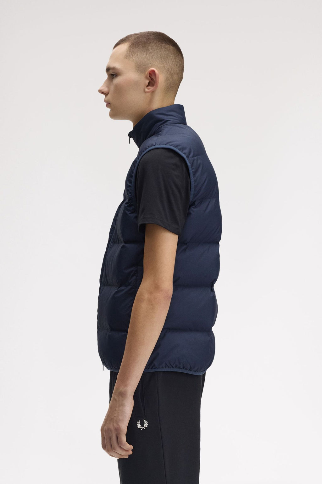 Bodywarmers blauw Fred Perry