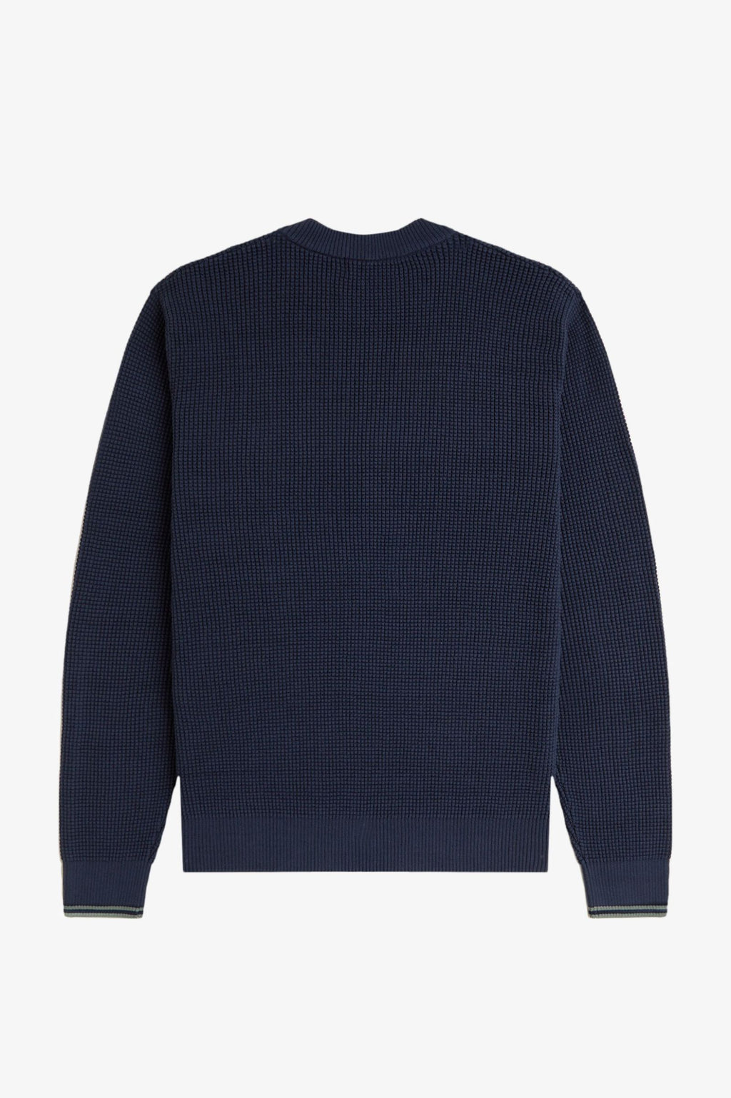 Pulls navy Fred Perry