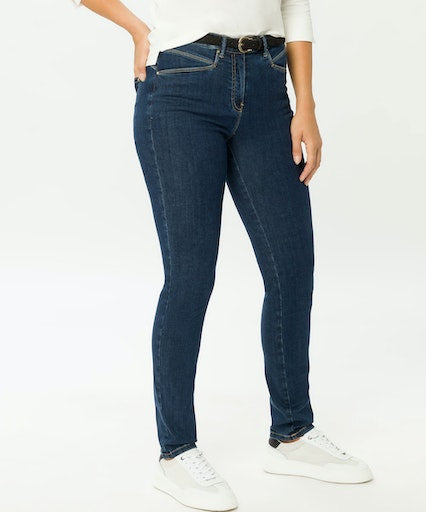 Enkelbroeken blauw RAPHAELA by BRAX