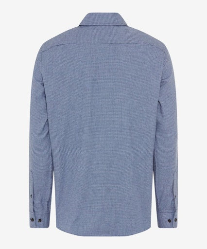 Hemden lange mouw blauw BRAX