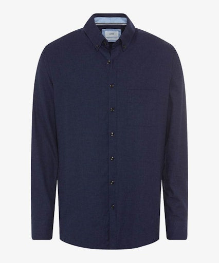 Hemden lange mouw navy BRAX