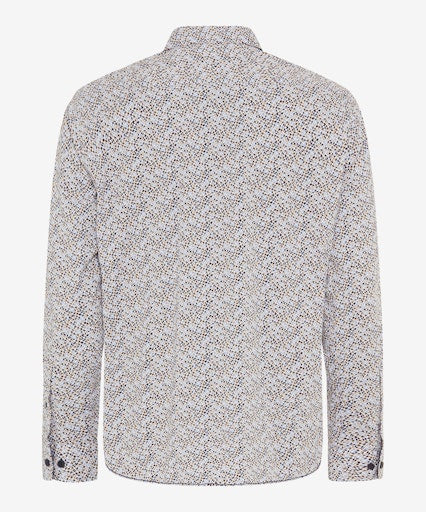 Hemden lange mouw bruin BRAX