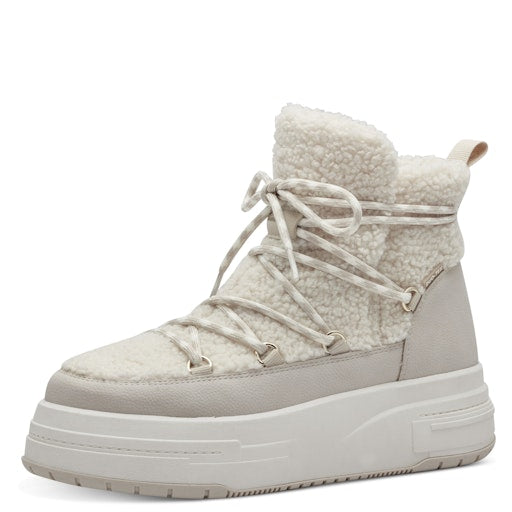 Enkellaarzen beige Tamaris