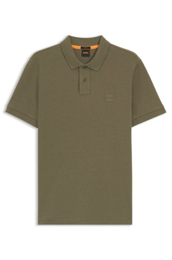 Polo's korte mouw groen Boss Men Orange